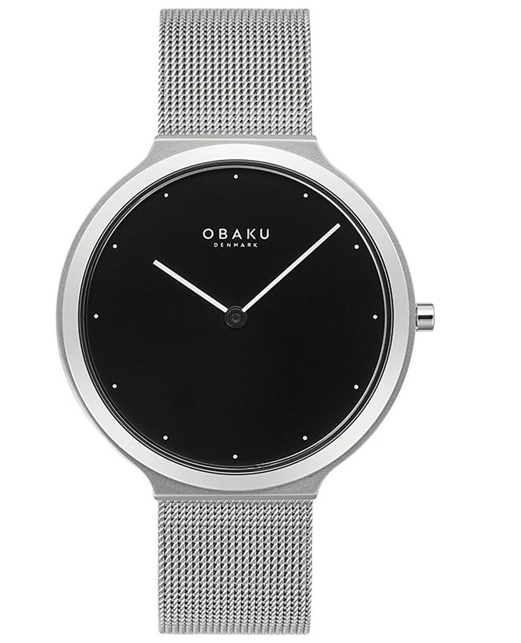 Часы Obaku Mesh V269LXCBMC — женские, черный