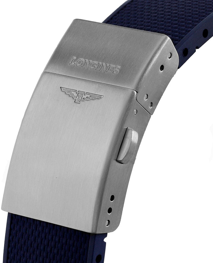 Часы Longines HydroConquest L3.782.3.98.9 — синий, металл сталь керамика
