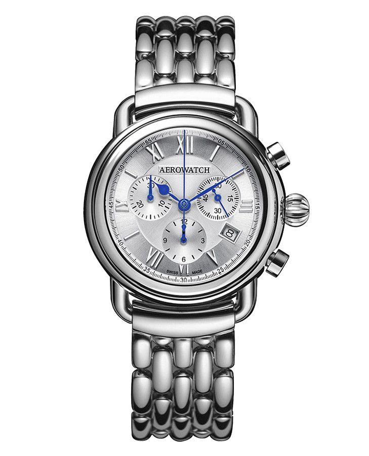 Часы Aerowatch 1942 83926 AA07 M — мужские, серебристый