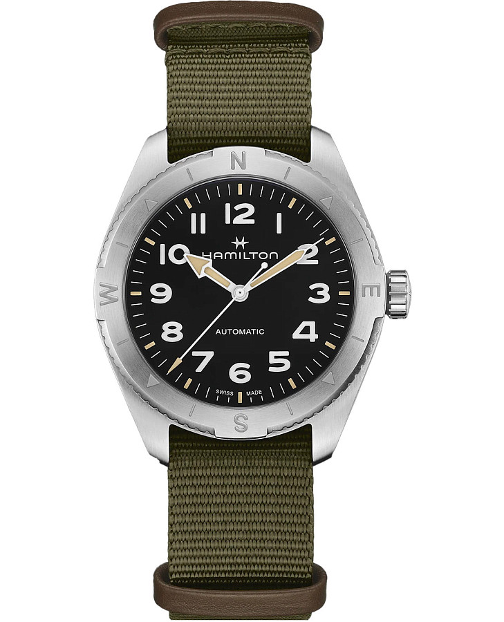Часы Hamilton Khaki Field Expedition Auto H70315931 — мужские, черный