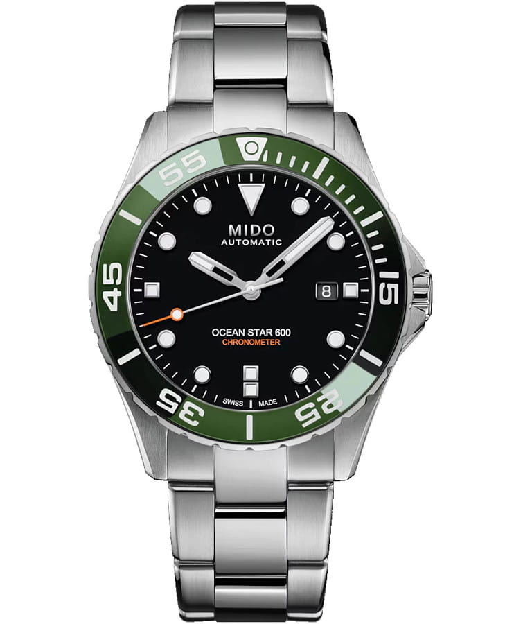 Часы Mido Ocean Star 600 Chronometer M026.608.11.051.01 — мужские, черный