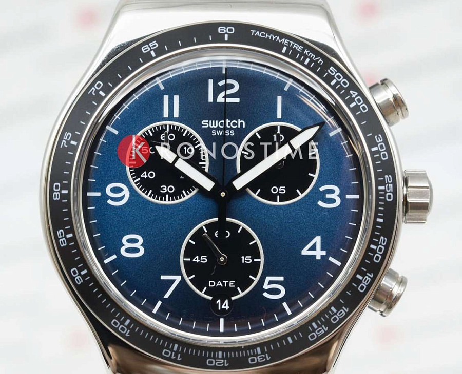 Часы Swatch I New Chrono YVS423GC — сталь металл, Швейцария