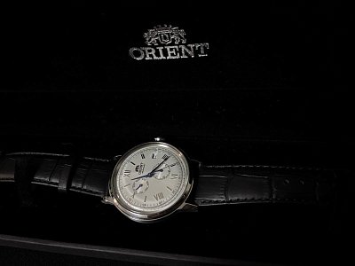 Фото покупателя: Японские механические наручные часы Orient Classic Automatic RA-AK0701S (RN-AK0701S) с хронографом
