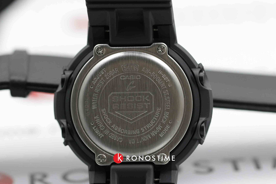 Часы Casio G-Shock AW-500MNT-1ADR (AW-500MNT-1A) — мужские, пластик