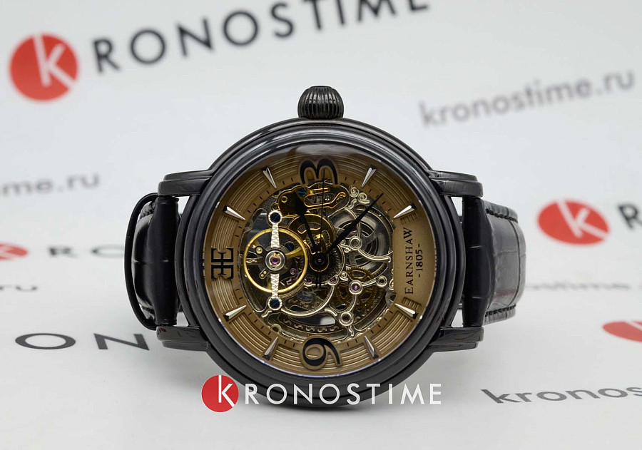 Часы Earnshaw ES-8011-08 — механические, сталь металл
