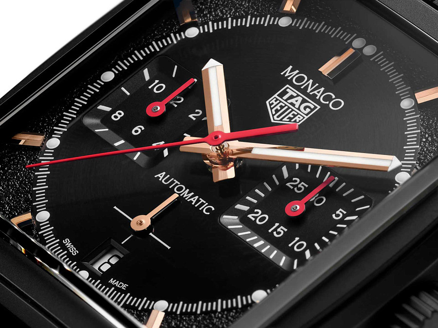 Часы TAG Heuer Monaco CBL2180.FC6497 — мужские, кожаный