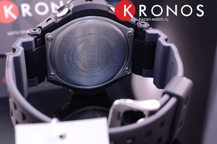 Часы Casio G-Shock GA-1100-1A1 — силикон, мужские