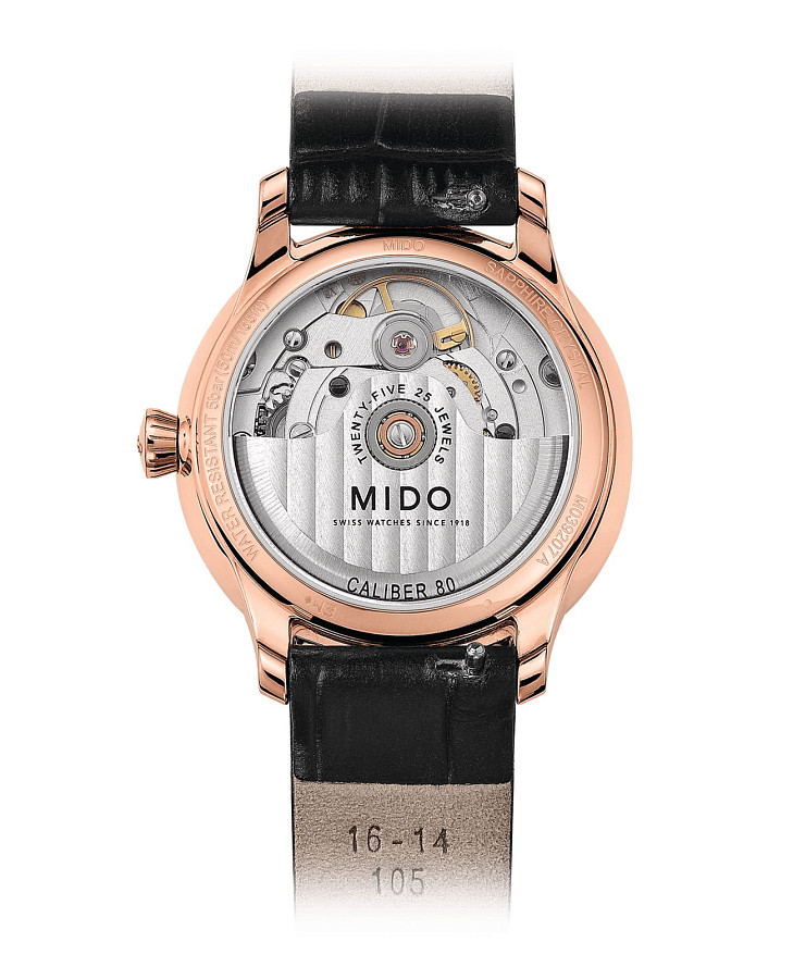 Часы Mido Baroncelli Lady Day M039.207.36.106.00 — механические, металл сталь