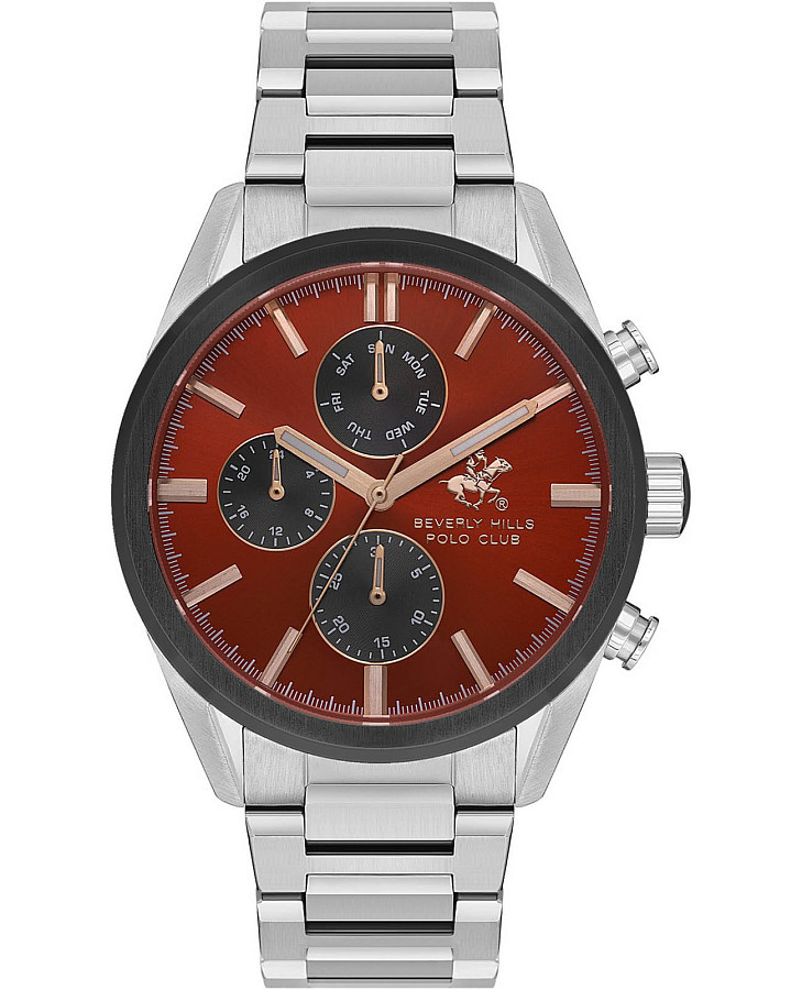 Часы Beverly Hills Polo Club Quartz BP3633X.300 — мужские, красный