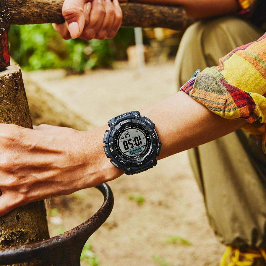 Часы Casio Pro Trek PRG-340SC-2DR (PRG-340SC-2) — электронные, пластик
