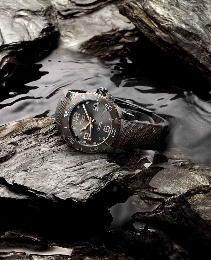 Часы Longines HydroConquest L3.780.3.78.9 — женские, серый