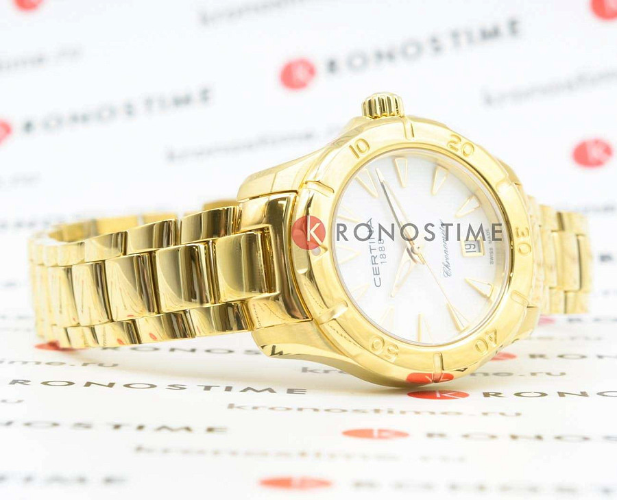 Часы Certina DS Action Lady C032.951.33.111.00 — нержавеющая сталь с pvd-покрытием, женские
