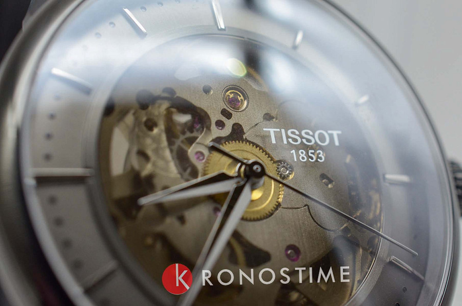 Часы Tissot Chemin des Tourelles Squelette T139.836.36.441.00 — кожаный, мужские