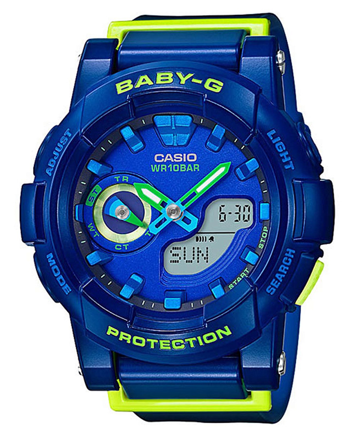 Часы Casio Baby-G BGA-185FS-2ADR — женские, синий