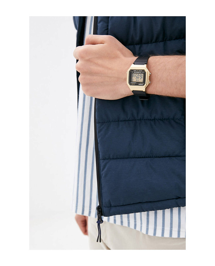 Часы Casio Collection W-217HM-9A — кварцевые, пластик
