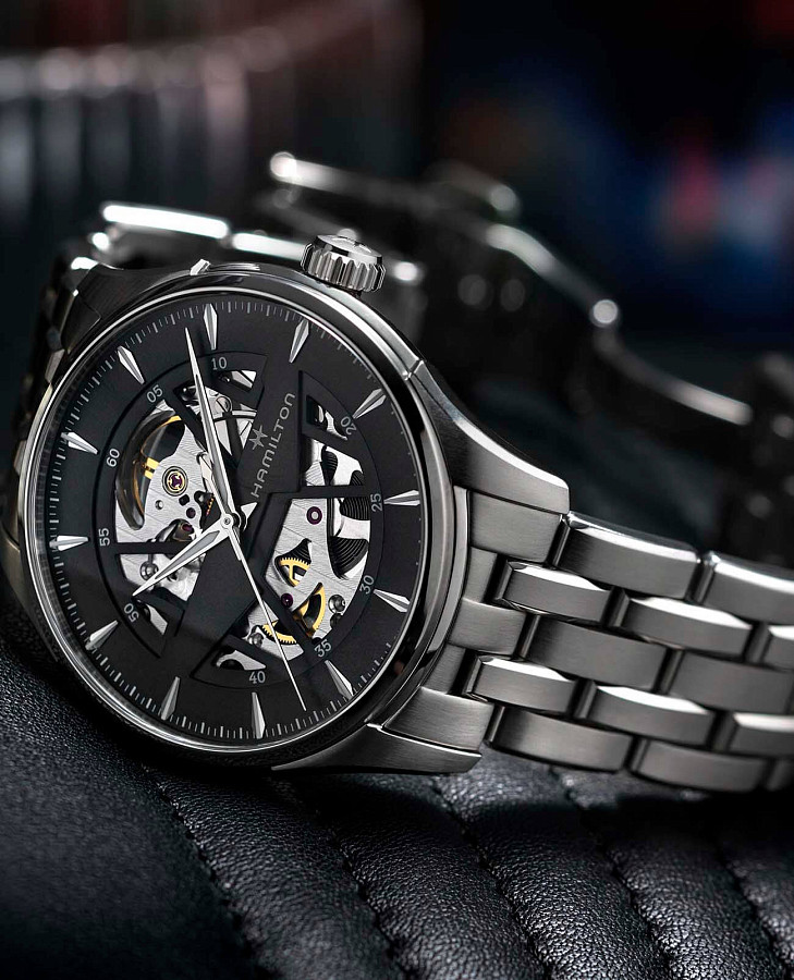 Часы Hamilton Jazzmaster Skeleton Auto H42535180 — Швейцария, механические
