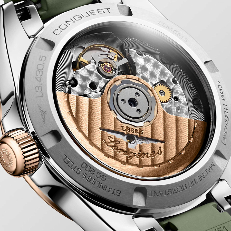 Часы Longines Conquest L3.430.5.02.9 — каучук, женские