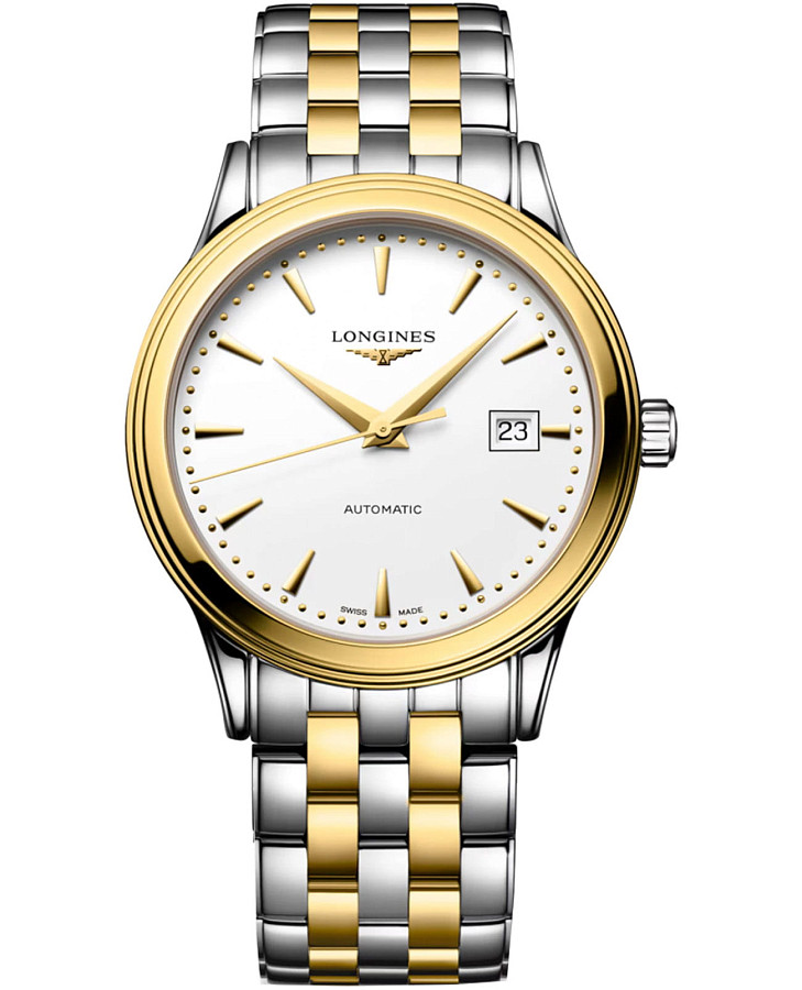 Часы Longines Flagship L4.984.3.20.7 — мужские, белый