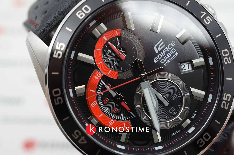Часы Casio Edifice EFV-550L-1AVUDF (EFV-550L-1A) — Япония, кварцевые