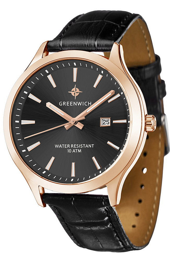 Часы Greenwich Helm GW 041.41.31 — кварцевые, металл сталь