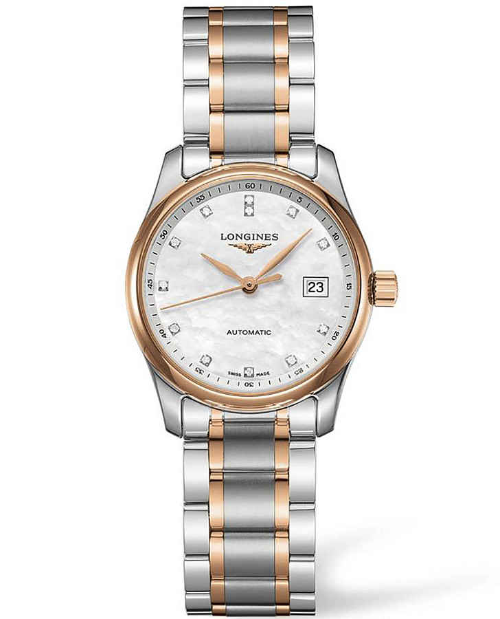 Часы Longines Master Collection L2.257.5.89.7 — женские, белый