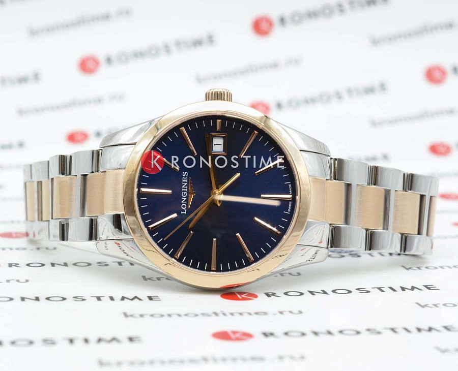 Часы Longines Conquest Classic L2.386.3.92.7 — кварцевые, сталь металл