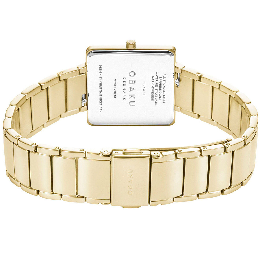 Часы Obaku Links V259LXGISG — металл сталь, Дания