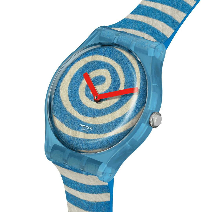 Часы Swatch New Gent SUOZ364 — кварцевые, пластик