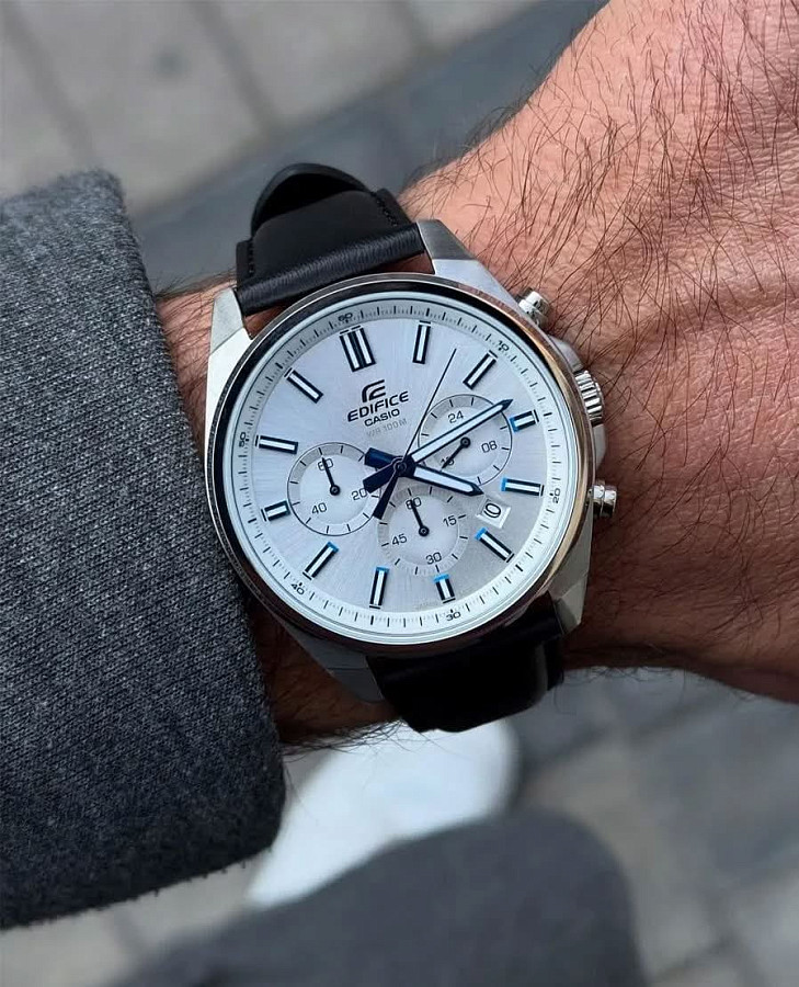 Часы Casio Edifice EFV-650L-7A — сталь металл, Япония