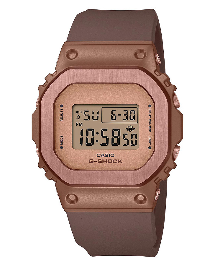 Часы Casio G-Shock GM-S5600BR-5DR (GM-S5600BR-5) — женские, бежевый