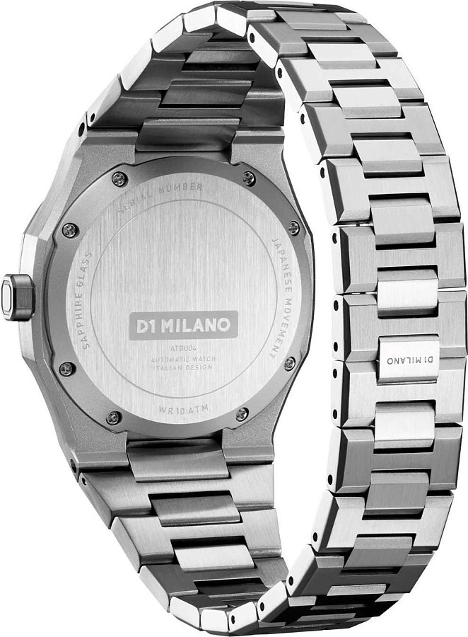 Часы D1 Milano Automatico ATBU04 — сталь металл, Италия