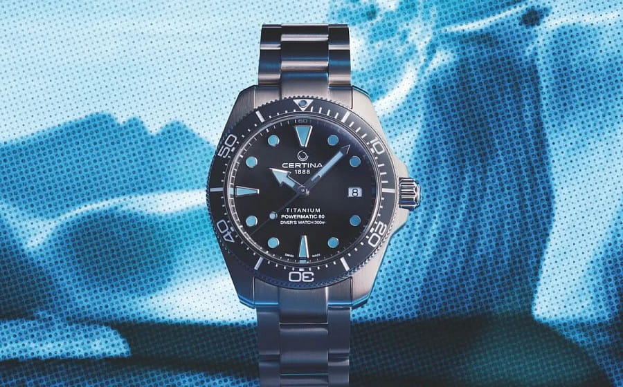 Часы Certina DS Action Diver C048.807.44.081.00 — титан, титановый