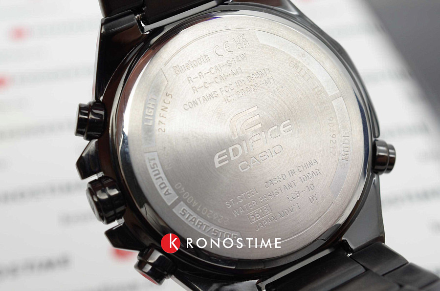 Часы Casio Edifice ECB-10DC-3A — зеленый, сталь металл