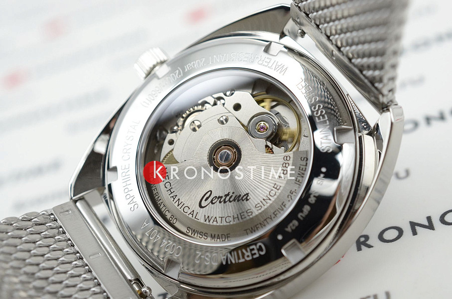 Часы Certina DS-2 C024.407.11.051.00 — Швейцария, механические
