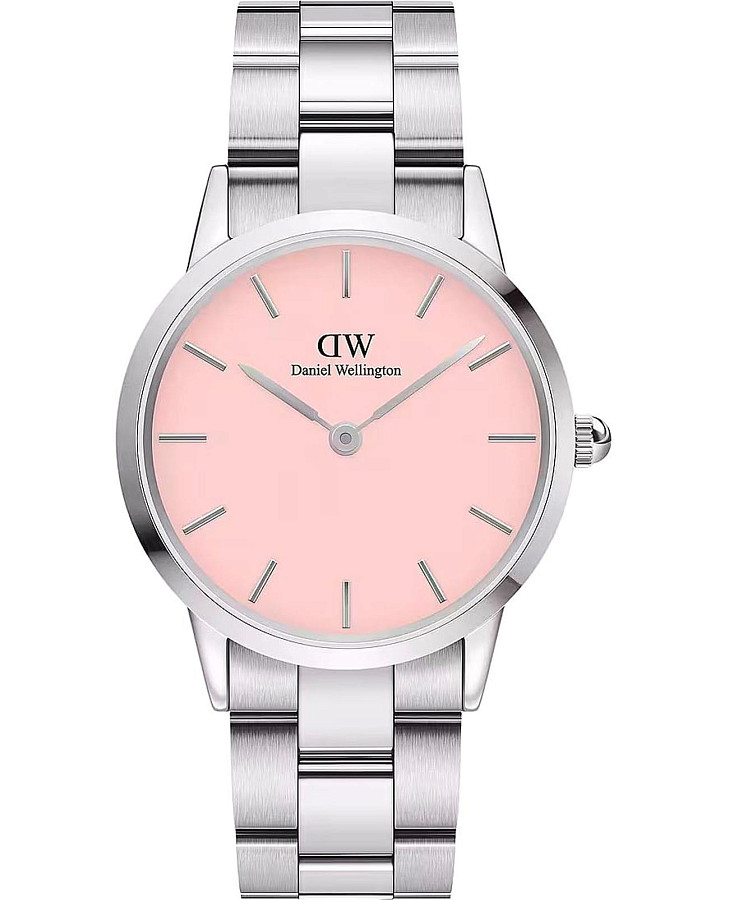 Часы Daniel Wellington Iconic Link DW00100536 — женские, розовый
