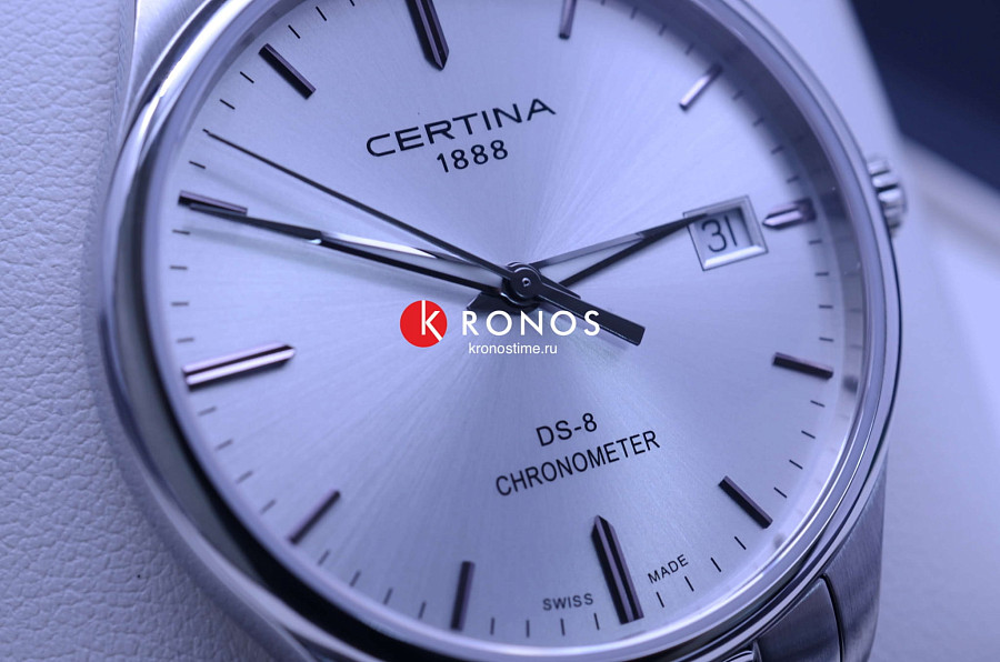 Часы Certina DS-8 Chronometer C033.451.11.031.00 — Швейцария, кварцевые