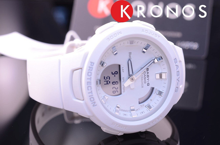 Часы Casio Baby-G BSA-B100-7A — кварцевые, пластик