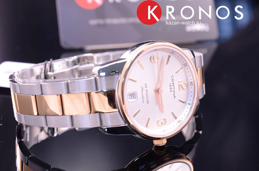 Часы Certina DS Podium Lady 33mm C034.210.22.037.00 — металл сталь, Швейцария