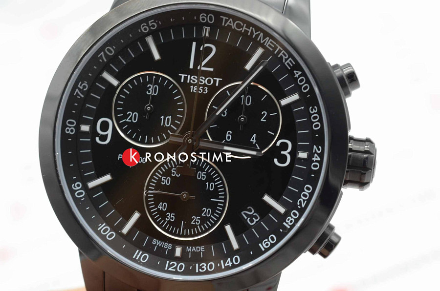 Часы Tissot PRC 200 Chronograph T114.417.33.057.00 — черный, сталь металл
