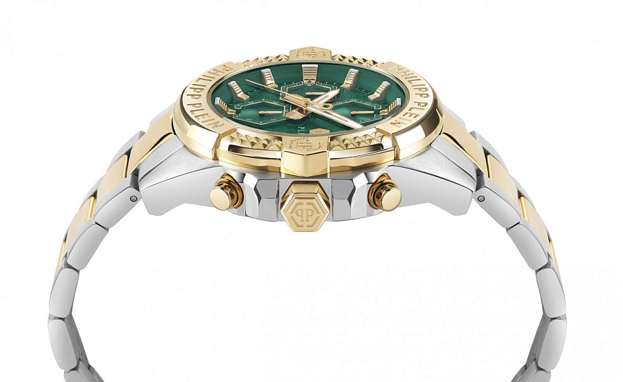 Часы Philipp Plein The $kull Chrono PWWFA0525 — металл сталь, Германия