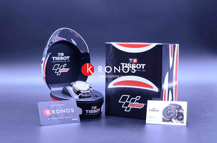 Часы Tissot T-Race Motogp 2018 Limited Edition T115.417.37.061.00 — мужские, черный