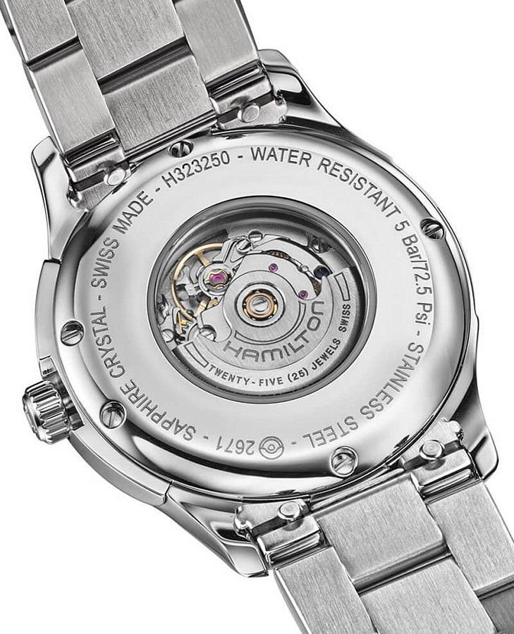 Часы Hamilton Jazzmaster Lady Auto H32315141 — механические, металл сталь