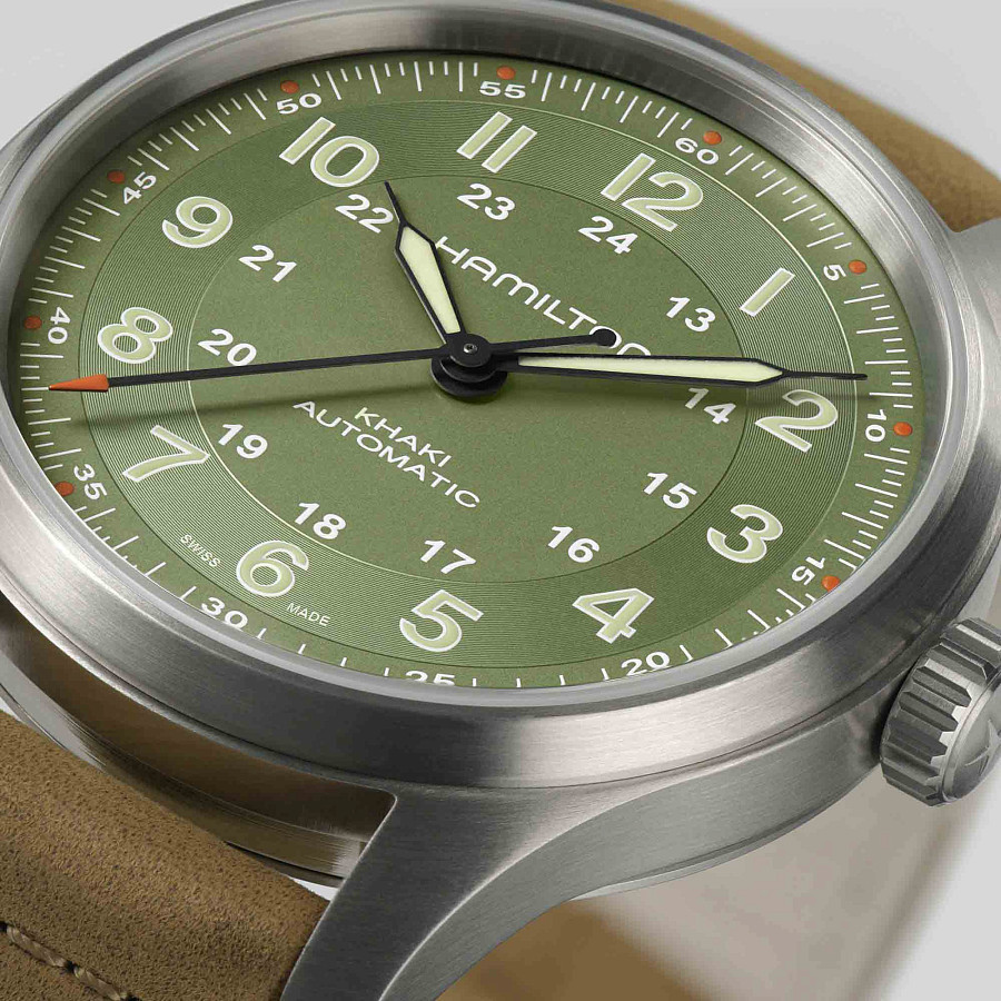 Часы Hamilton Khaki Field Titanium Auto H70545560 — артикул H70545560, мужские
