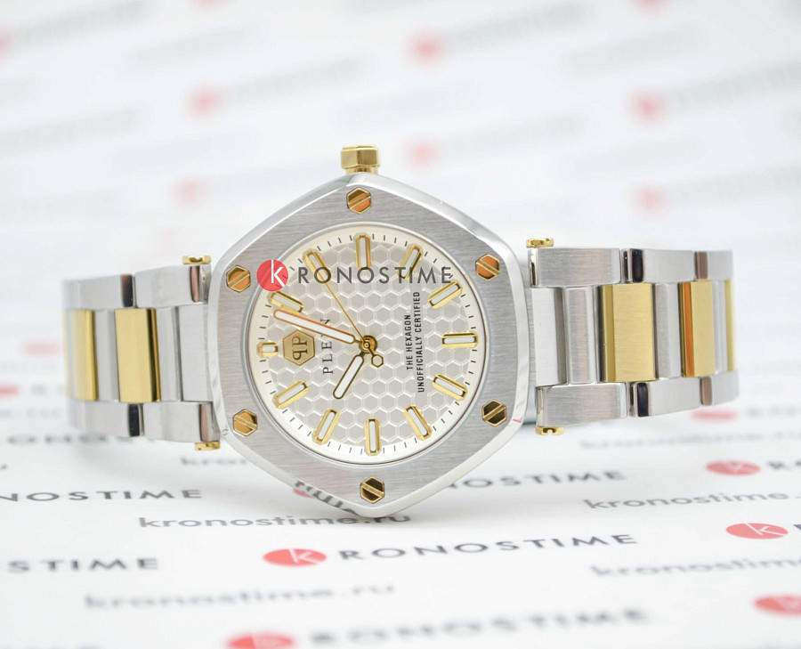 Часы Philipp Plein The Hexagon PW1BA0523 — нержавеющая сталь с ip-покрытием, женские