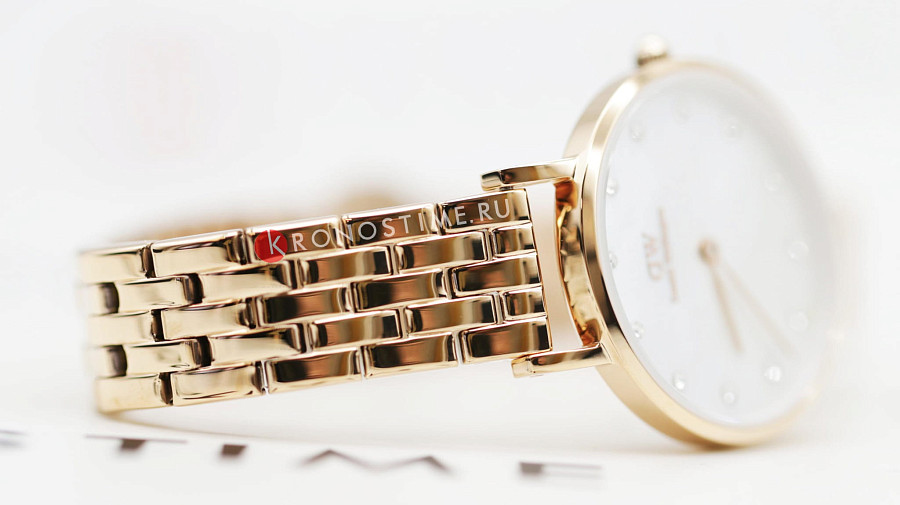 Часы Daniel Wellington Petite DW00100613 — белый, сталь металл