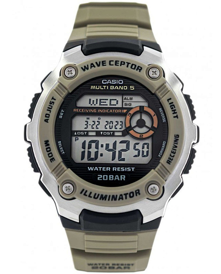 Часы Casio Radio Controlled WV-200R-5AEF — металл сталь, Япония