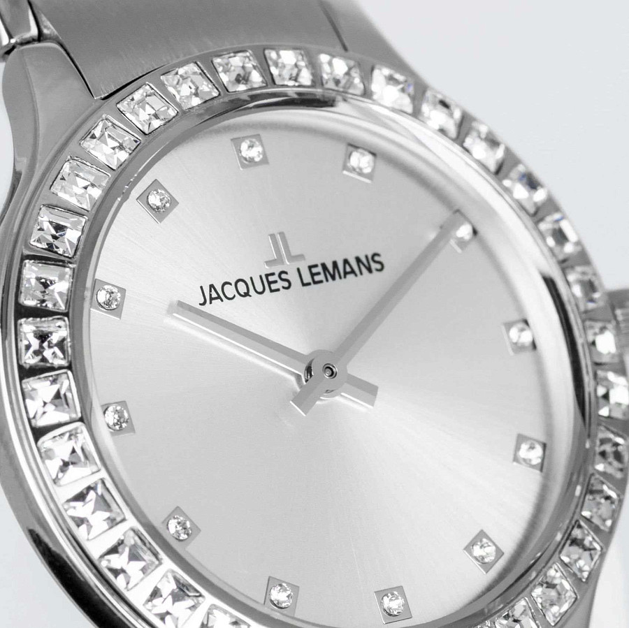 Часы Jacques Lemans Milano 1-2208B — кварцевые, металл сталь