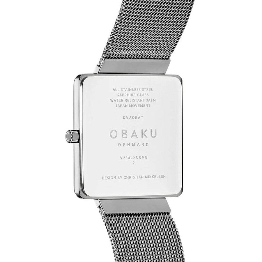 Часы Obaku Mesh V236LXUUMU — кварцевые, сталь металл