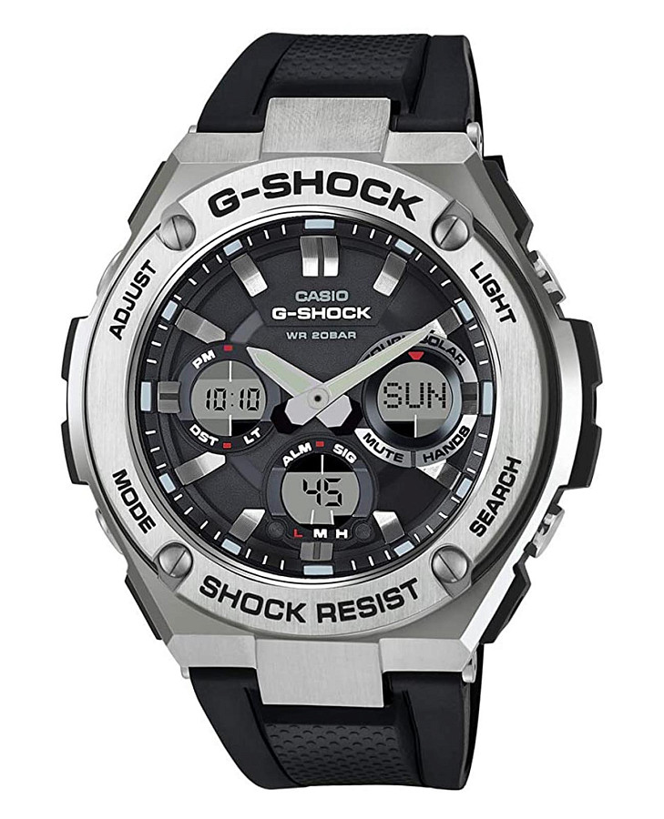 Часы Casio G-Shock GST-S110-1ADR (GST-S110-1A) — мужские, черный