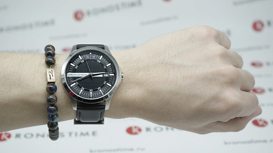 Часы Armani Exchange Hampton AX2101 — кварцевые, Италия, мужские